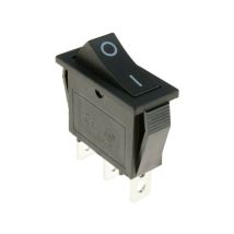 Electro Dh - Noir 16a/250v On-on 11.400c/ns Interrupteur à bascule unipolaire pulsé