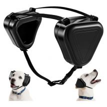 Noir Cache-oreilles de protection contre le bruit pour chien, cache-oreilles de protection auditive pour chien