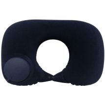 noir Coussin de Nuque de Voyage Gonflable,Oreiller Voyage Gonflable Oreiller Gonflable Portable Oreiller Gonflable Ultra Léger,pour Avions Voitures