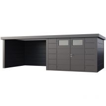 Telluria - Noir Galvanisé, 0,9 mm Épaisseur de paroi 298 x 656 cm