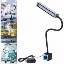 Gojoy - Noir led cnc machine lampe magnétique lampe de travail flexible lumière IP67 220V