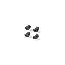Noir-Loquets à Libération Tactile pour Placard 4 Pièces Fermeture Porte Placard Loquets pour Placards Loquets de Touch avec Vis Placard Meubles Porte