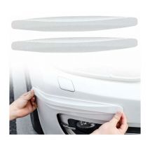 Blanc pare-Chocs Voiture Bandes, Bande de Caoutchouc de Pare-Chocs, Protecteur de Pare-Chocs, Caoutchouc Anti-Collision, Bandes de Caoutchouc