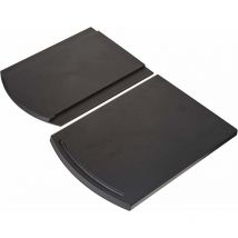 Linghhang - Noir Plateau Coulissant Multifonction pour La Cuisine à Domicile, Tapis Extensible pour Machine à Café Mixeur Machine de Cuisine