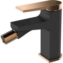 Invena - Robinet Bidet Noir Monocommande Midnight