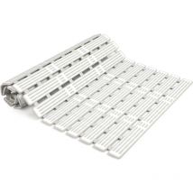Non-slip bathroom mat, long foldable shower room mat, anti-wrestling/9040cm, white gray suction cup floor mat