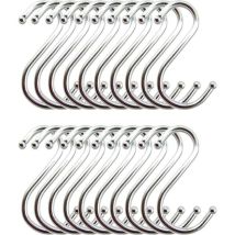 [non Utilizzato] Ganci A S In Acciaio Inox, Ganci Da Cucina, Ganci A Forma Di S Per Appendere Utensili Da Cucina (20 Pezzi)