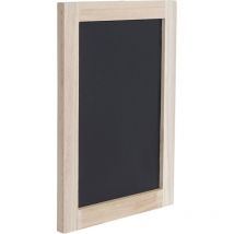 [NON UTILIZZATO] Set 2x lavagne decorative parete muro HHG-993 legno paulonia 40x30cm