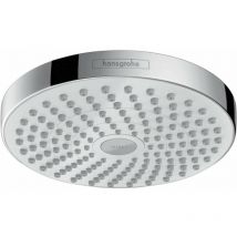 Hansgrohe - Croma Select s - Soffione doccia 180 a 2 getti, bianco/cromato 26522400
