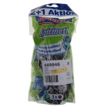 Spontex - Spirali Spirinette In Acciaio Inox, Ideali Per Lo Sporco Ostinato In Pentole E Padelle, In Acciaio Inox Riciclato (1 X 3 Pezzi) 3 Pezzi (1 