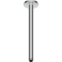 Duravit - Braccio doccia Universal 300 mm, per fissaggio a soffitto, rosetta tonda, Cromo