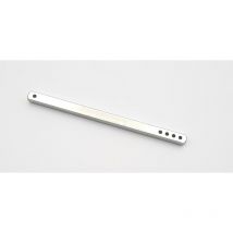 Asta quadrata forata, 8 x 120 mm, acciaio zincato