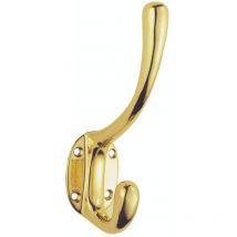 Carlisle AQ25 - Gancio in ottone lucido, 145 mm