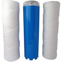 3700350802510 Eccellenza Kit-Confezione da 3 cartucce (2 + 1 anticalcare filtrazione/Corr) -Lunghezza 24m, None, Norme - Aquawater