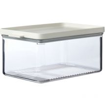 Contenitore per Formaggi Omnia- Scatola da Frigo con Coperchio per Formaggi - Ermetico con Inserto Anticondensa - Scatola per la Conservazione di