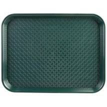 Vassoio Kristallon Foodservice verde - 265 x 345 mm - Olympia