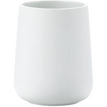 Nova - Portaspazzolino in porcellana, 8 cm, colore: Bianco - Zone Denmark