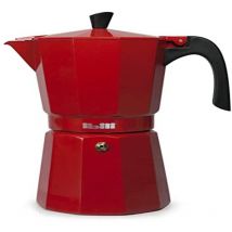 IBILI Moka express Bahia rossa, 12 tazze, 600 ml, alluminio