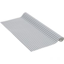 Pellicola adesiva, Erika grigio tratteggiato punteggiato, 67,5cm x 1,5m, Spessore 95μ, Pellicola autoadesiva per mobili o cucina, carta da parati,