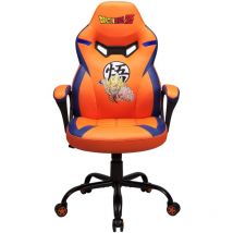 Subsonic - Dragon Ball z - Sedia da gaming Junior/Poltrona da ufficio ergonomica nero e oro con licenza ufficiale