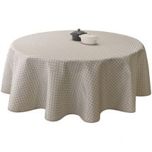 Tovaglia Antimacchia Paon Spago - Rotonda 160 cm - Le Linge De Jules