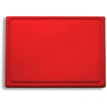 Scollatura per saf (tagliere in plastica, rosso, 265x325x18 mm, utilizzabile su entrambi i lati, haccp) 91 265 000-03 - F.dick
