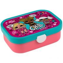 Porta Pranzo Campus - Porta Pranzo Bento per Bambini - Porta Pranzo con Scomparto Bento e Forchetta - Con Chiusura a Clip - Senza bpa e Lavabile in
