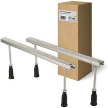 Sanitop-Wingenroth 18050 Base per Vasca da Bagno, Grigio