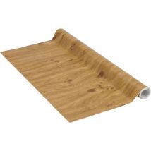 Venilia Pellicola adesiva Perfect Fix, Effetto Legno Rovere nodoso, 45cm x 2m, Spessore 150μ, Pellicola autoadesiva per mobili o cucina, carta da