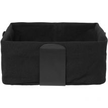 Desa - Cestino per il pane Taglia l, elegante tonalità nera, aspetto armonioso, 26 x 26 cm, colore nero (64201) - Blomus