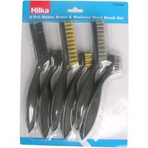 67607906-7/9 di pollice set spazzola metallica (6 pezzi) - Hilka