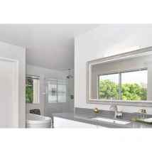 Pila - Lampada per bagno, 60 cm, luce 8 Watt, 600 lm, 3000 k, IP44, Lumière, 90 cm - Voltman