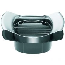 RÖSLE Pela pomodori e mozzarelle, per fette della stessa dimensione, adatto anche alle verdure, in ABS e acciaio inox 18/10