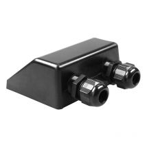 Cavo guida cavo tetto a 2 moduli Heavy Duty Nero, 1 pezzo, 006570 - Offgridtec