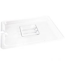 Vogue - U251 Coperchio Gastronorm 1/2 con incavo, in policarbonato