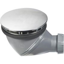 Wirquin 30720466 - Piletta doccia James D90 con cupola cromata, grigio