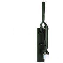 Cavatappi Professionale da parete BOJ con supporto in legno (nero)