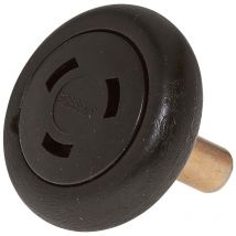 Rotella (inferiore con asse da 40 mm, guarnizione n/l/bl/z/bz, per un movimento fluido della porta del garage) 3039956, nero - Hörmann