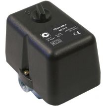 Condor mdr - Interruttore a pressione 2/11 bar, 230 Volt, colore: Grigio, Nero - Elmag