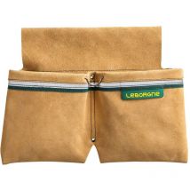 Bipoche Leborgne Croute De Cuir + Porte Tenaille + Bande Réfléchissante Batipro Bp050b Pour Maçons/coffreurs- 492050