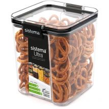 Sistema - Ultra Tritan Contenitori ermetici per dispensa e cucina 920 ml Impilabili Con clip Privi di bpa