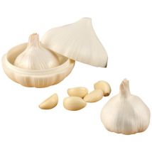 47373 Conservatore di Aglio, Bianco, 9.9 x 8.9 x 9.9 cm - Fackelmann