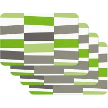 Venilia - Vert Stampate Blackjack Verde, Tavola, Tovaglietta per Sala da Pranzo, a Prova di Cibo, 4 Pezzi, 30 x 450 cm, 59059, 30 x 45 cm, 4 unità