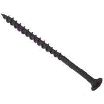 Bargainscrews - Vite zigrinata in fosfato, colore: Nero, da utilizzare su pareti a secco, Confezione da 1000 3,5 x 50 mm Nero