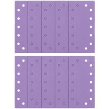 1/2 Foglio abrasivo (115 x 230 mm) in ossido di alluminio, 180 grana, AB/HLF/180A, Confezione da 10 - Trend