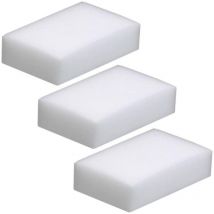Cmp - Me2138 - Set Di 3 Spugne Magiche Pulisci-Muri, Colore: Bianco
