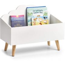 Zeller 13503 - Cassapanca per bambini, in MDF, 58 x 28 x 45 cm, colore: Bianco