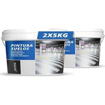 Vernice per pavimenti, garage e superfici sportive in genere, finitura opaca. Protegge e decora le superfici in calcestruzzo, cemento e asfalto. (2x4