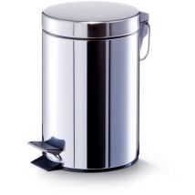 Zeller 18433 Pattumiera in acciaio inox, 3 Litri, 16,9 x 25,5 cm