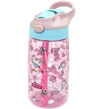 Nerthus Fih 917 Bottiglia Per Bambini Riutilizzabile Senza Bpa Con Beccuccio Pieghevole, Ergonomica, Resistente, Durevole, Leggera